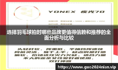 选择羽毛球拍时哪些品牌更值得信赖和推荐的全面分析与比较