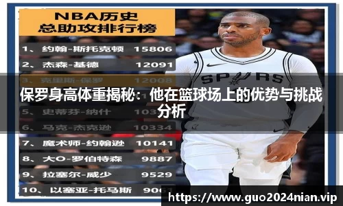 保罗身高体重揭秘：他在篮球场上的优势与挑战分析