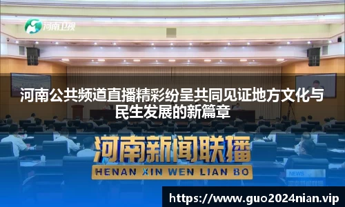 河南公共频道直播精彩纷呈共同见证地方文化与民生发展的新篇章